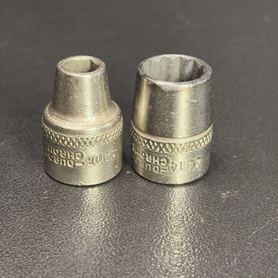 #ad Duro Chrome 1 4” 3 8 Dr. 6pt. #4408 7 16quot; 3 8 Dr. 12 Pt. #4414 USA $9.99