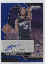 2024-25 Panini Prizm Rookie Signatures Blue Wave Devin Carter #RSI-DCK Auto 10yl