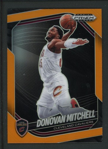 2024-25 DONOVAN MITCHELL 06/49 PANINI PRIZM BLACK ORANGE