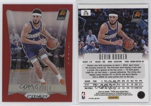 2023-24 Panini Prizm Deca Red Prizm /199 Devin Booker #279