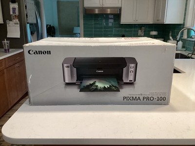 Canon PIXMA PRO-100 Inkjet Color Photo Printer New in Box - Sealed