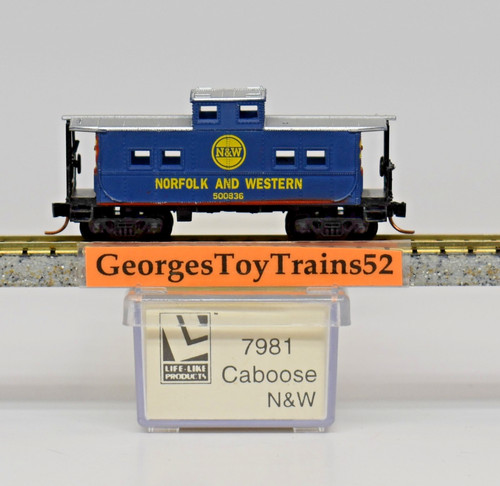 Camiones MTL LIFE-LIKE N 1:160 #500836 N&W NORFOLK & WESTERN CABOOSE/CPLRS 7981 | Zustand: Used