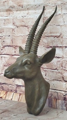 Rocky Mountain Big Horn Schaf Widder RAM Bronze Statue Kabine Lodge Kunst Gift