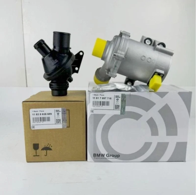 ¡NUEVA bomba de agua eléctrica y termostato 11518635089 11538635689 para BMW 2.0T N20! Foto 2 de 4