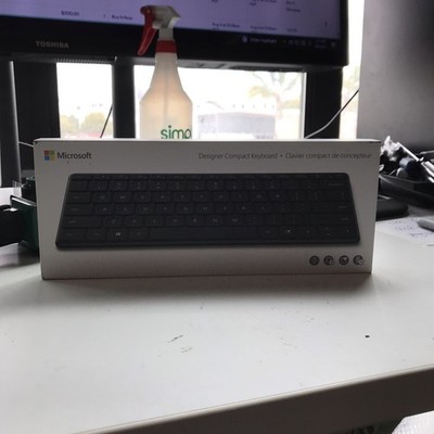 Microsoft Designer Compact Keyboard - Black 21Y-00001