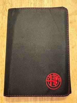 Alfa Romeo Genuine OEM Owner's Manual Fiber Case Bag Paperwork Storage Pouch
