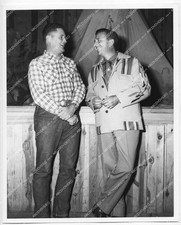 o17350 1956 orig photo producer Dore Schary, South Dakota Gov Joe Foss film The