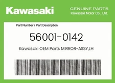 Kawasaki Genuine Mirror-Assy,Lh - 56001-0142