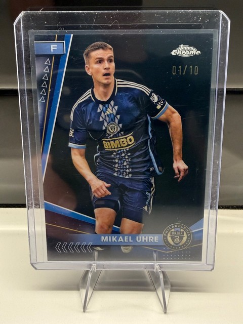 2024 Topps Chrome MLS - Mikael Uhre Black Refractor 1/10 #123