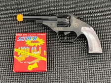 Vintage TOY Cap Gun SUSY Pistol Revolver Edison Giocattoli Italy caps