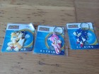 SONIC THE HEDGEHOG  Official Keyring 3D Rubber TAILS SHADOW Sega Gaming Gift Set