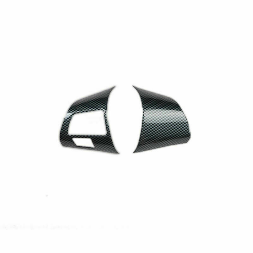 For Toyota Corolla 2007-2013 Carbon Fiber Interior Steering Wheel Button Cover - Foto 2 di 8