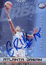 Erika De Souza autographed Basketball Card Atlanta Dream 2015 Georgia Power #14