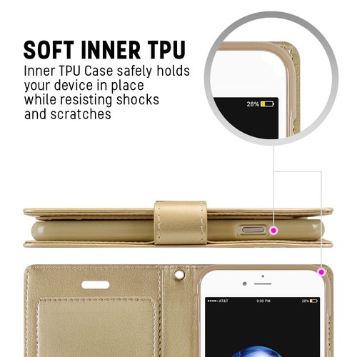 For iPhone 7 8 Plus Flip Cover iPhone New SE 2020 2022 6s Shockproof Wallet Case - Picture 54 of 54