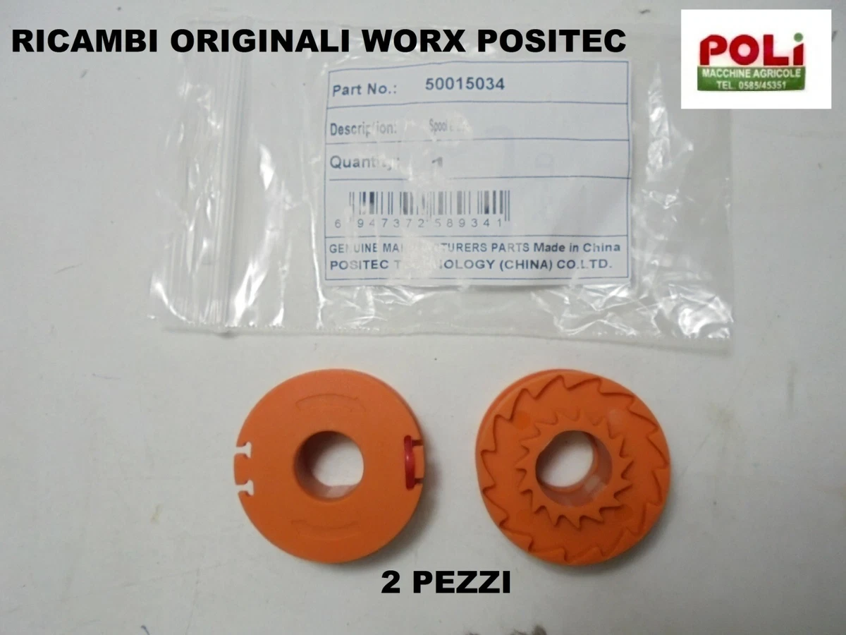 Poweka WX100 - Bobina Per Decespugliatore Compatibile Con Qualcast Worx McGregor, Sostituisce GT25 GGT350A1 MET6032 MET4530 MET3525 (confezione Da 4 - Foto 4