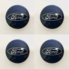 Set Of 4 Oem Blue Center Caps For 2013-2019 Ford Edge Escape Taurus 6m21-1003-aa