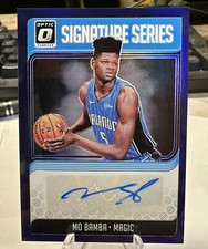 2018-19 Panini Optic Rookie Signature Series Purple Prizm Mo Bamba Orlando Magic
