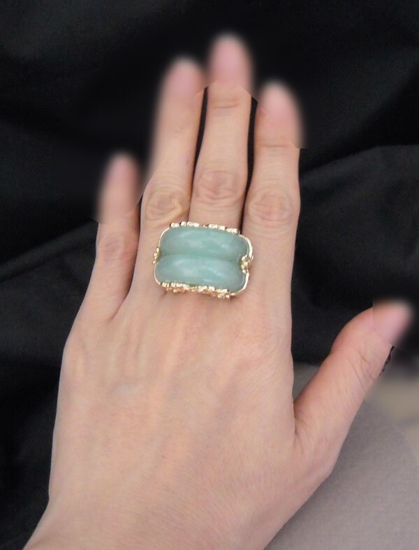 Korea Traditional Hanbok Double ring Jade - Garakji ( Green ) | eBay