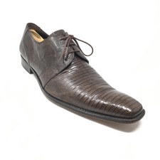 mezlan valdes genuine lizard cap toe derby