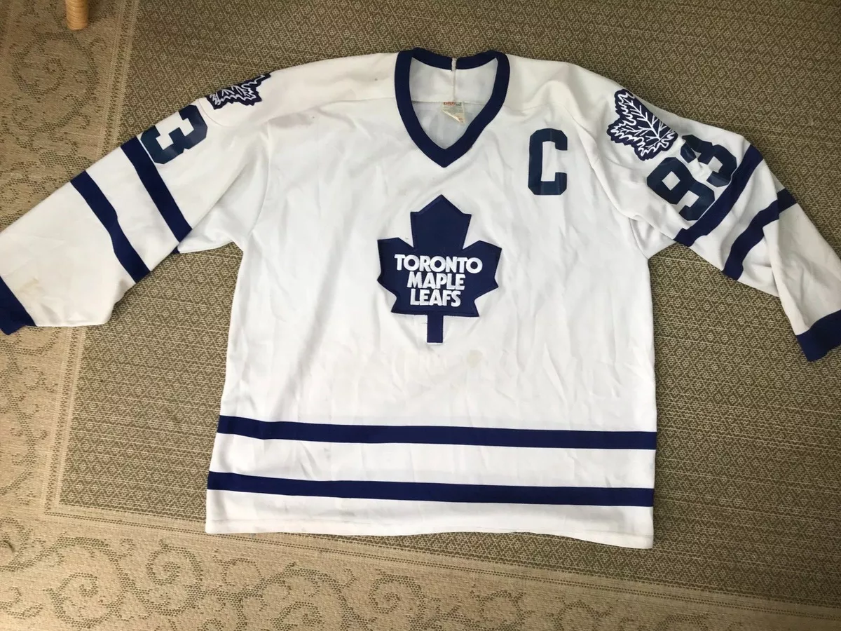 TORONTO MAPLE LEAFS DOUG GILMOUR #93 AUTHENTIC CCM JERSEY SIZEXXL MADE IN  CANADA