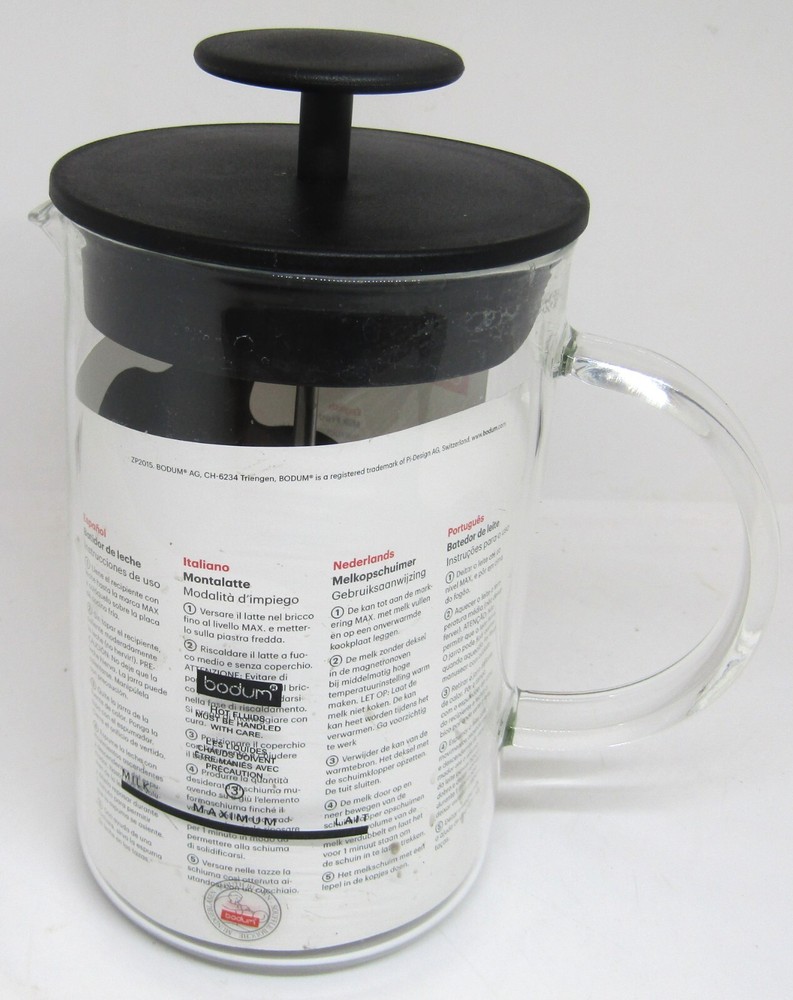 Milk Frother - Bodum Latteo 8 oz Manual Milk Frother - Black