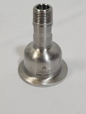 Tri Clamp to MNPT Adapter | 1.5" x 3/8" - Sanitary SS304 Terpp Extractors