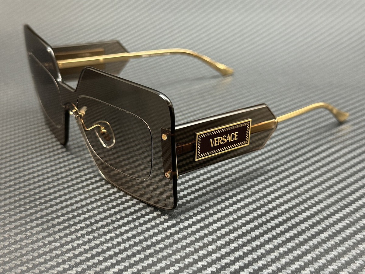 VERSACE VE2277 10026I Grey Mirror Silver Women's 70 mm Sunglasses