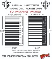 🔥 TRADING CARD THICKNESS POINT GUAGE BCW  BUY 1 GET 1 FREE FREE KABOOM DECAL 🔥