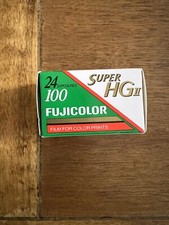 Roll of Expired 35mm Film Fuji Super HGII New Sealed Old Stock