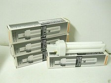 Lot of 4 Sylvania DULUX D 18Watt Compact Fluorescent Light Bulb 20676 10K Hours
