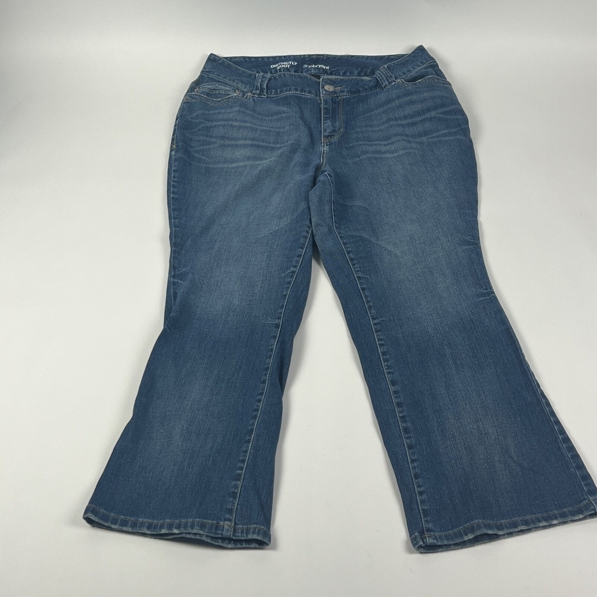 Lane Bryant Distinctly Boot Womens Jeans Size 16 Petite Blue Dark