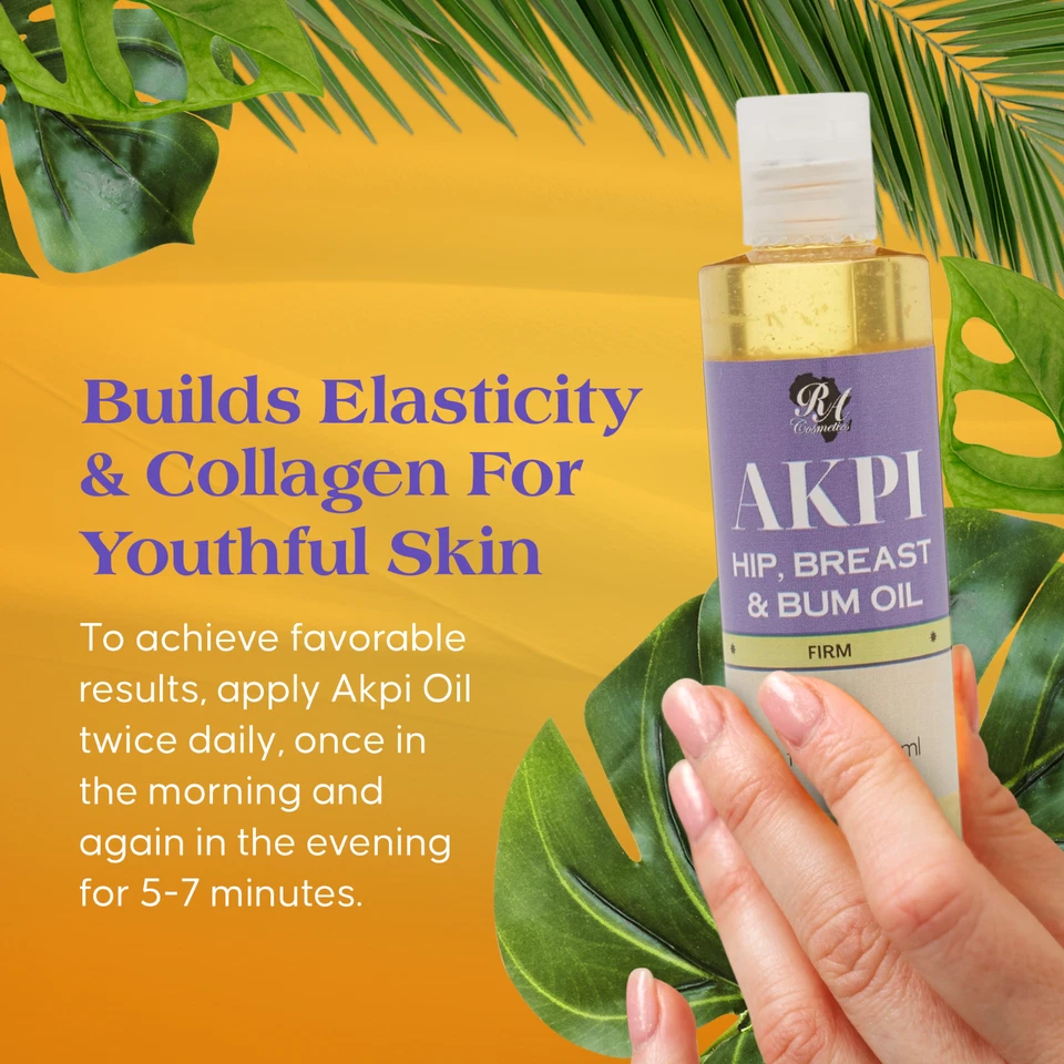 Aceite reafirmante y lifting puro AK Cosmetics para glúteos, caderas y senos - 4 oz Foto 3 de 4