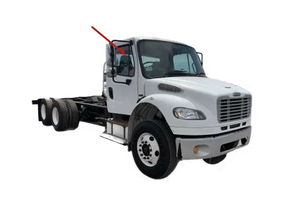 Fits 13-23 Freightliner 108SD 114SD Passenger Right Side Front Door Window Glass Foto 2 de 4