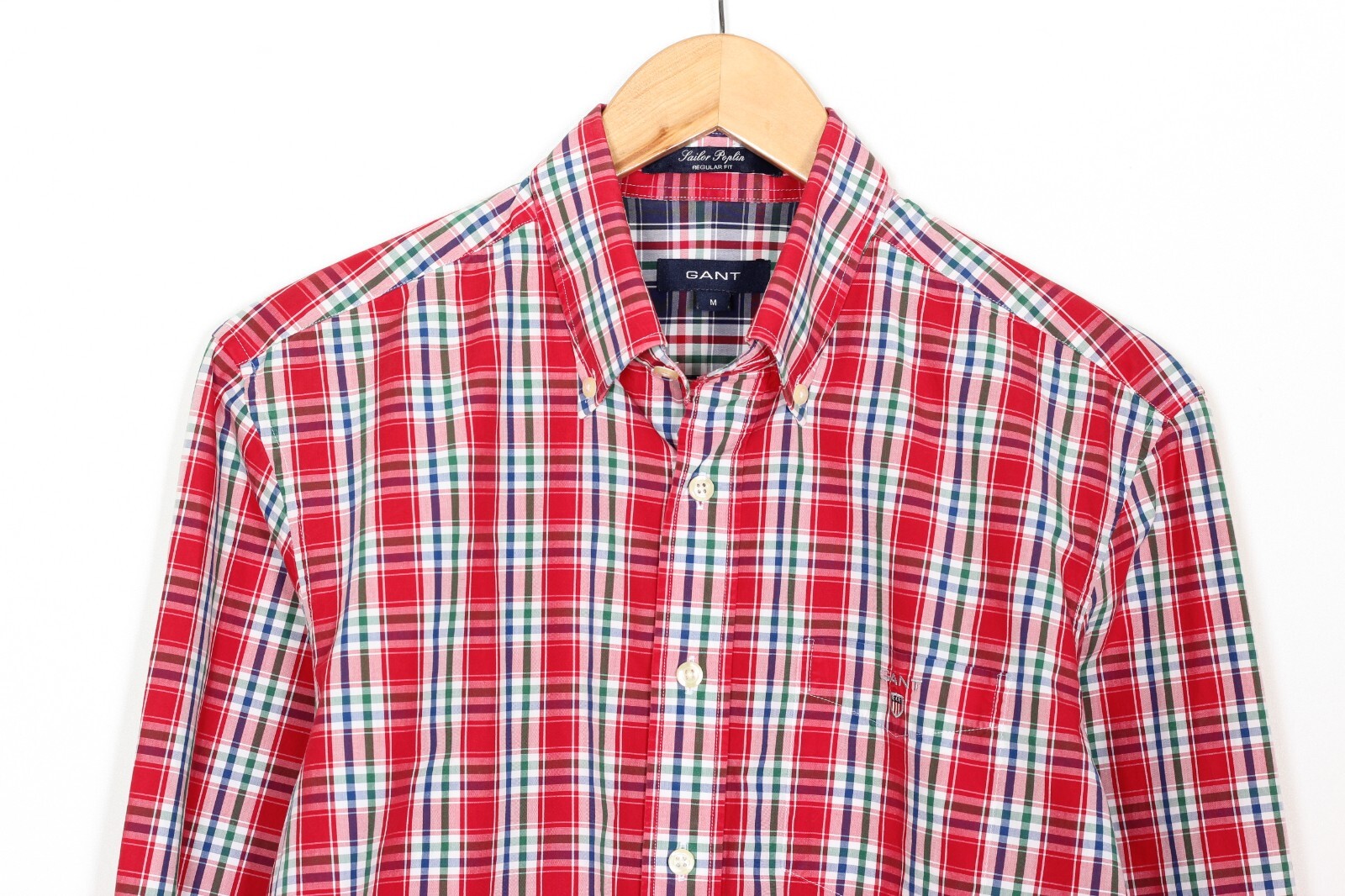 Camisa de popelina marinera GANT para hombre talla M ajuste regular informal ...