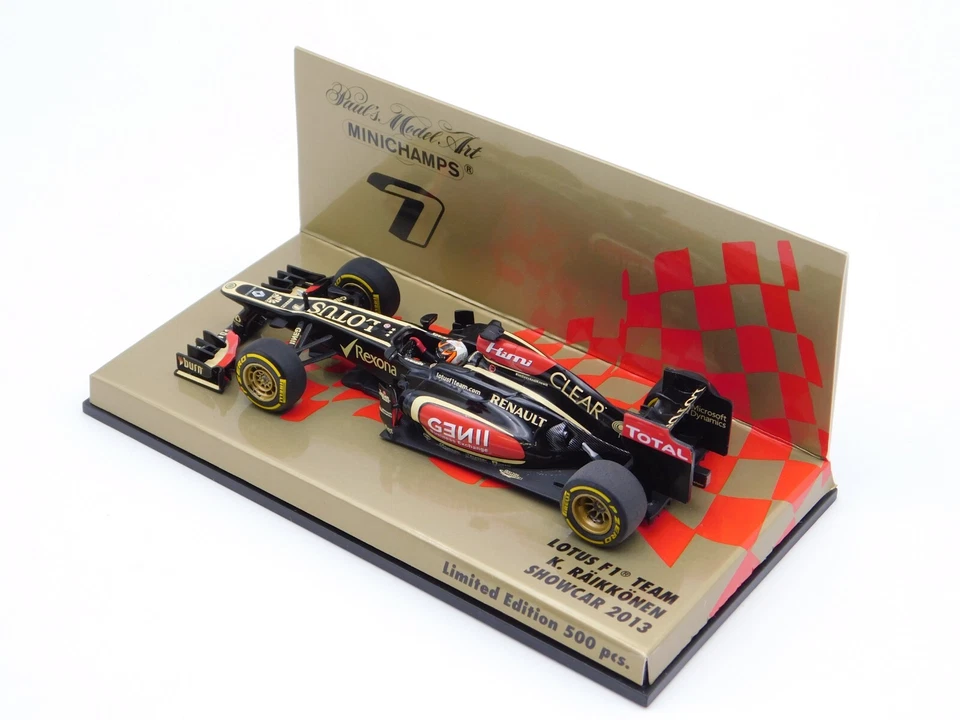 MINICHAMPS 1:43 LOTUS F1 TEAM RÄIKKÖNEN SHOWCAR 2013 E21 413130077 Formel 1 - Bild 2 von 4