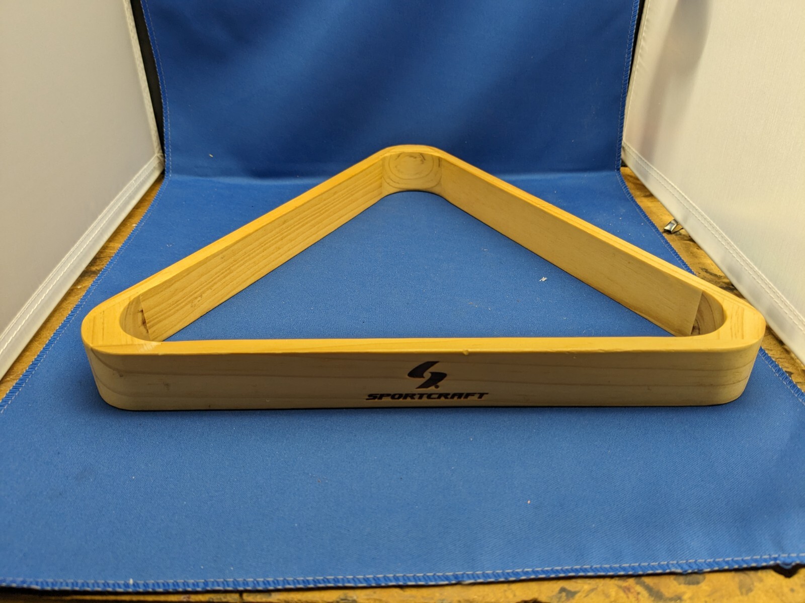 Sportcraft Wood Pool Ball Rack Billiards Wooden Triangle eBay