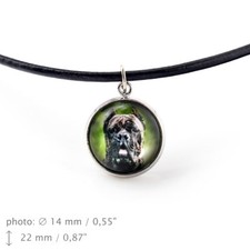 Cane Corso, pendant for people who love dogs. Photojewelry. Handmade. UK