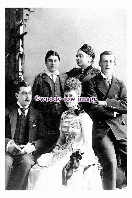 rs0079 - Duchess of Teck with her children inc future Queen Mary print 6x4