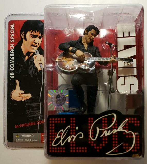 McFarlane Toys 2004 Elvis Presley 1968 Comeback Special Figure for sale