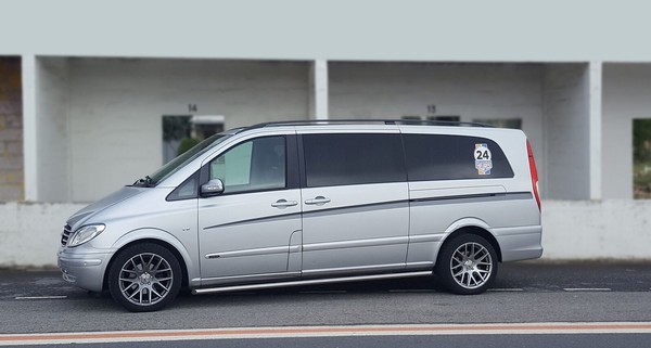 Seiten Stangen Passend FüR Mercedes Vito Viano 2004 - 2014 Elwb Edelstahl Van-image