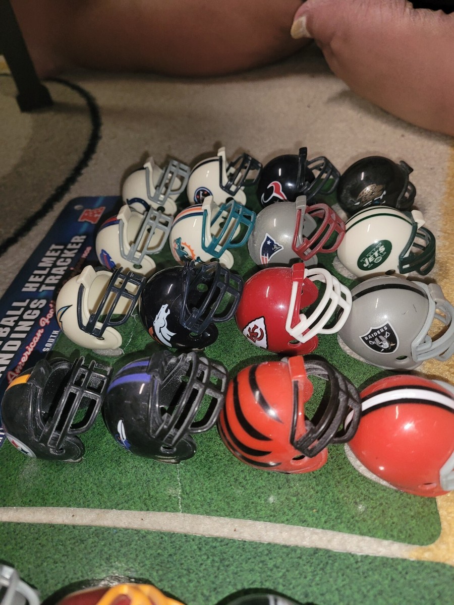 Complete 32 mini football helmet tracker playoff standings