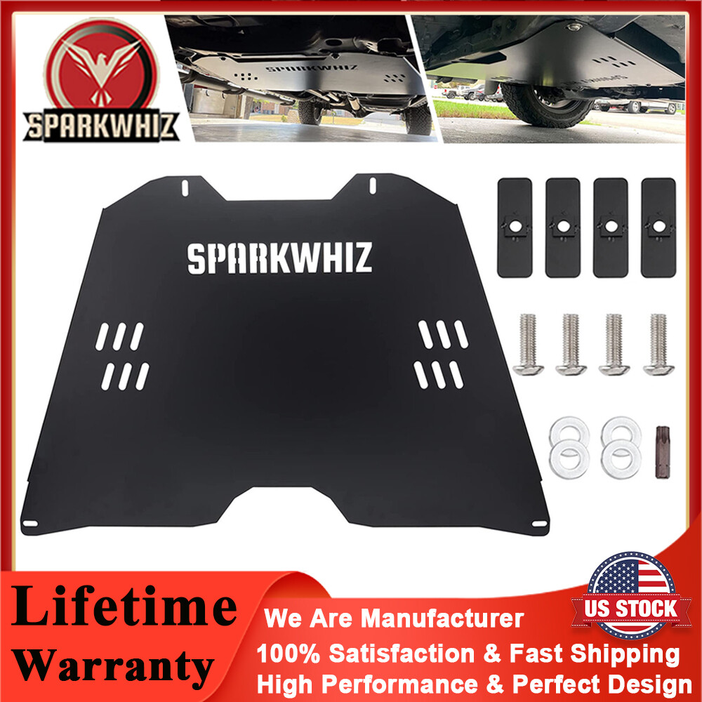 Catalytic Converter Protection Shield Black For 20072021 Toyota Tundra