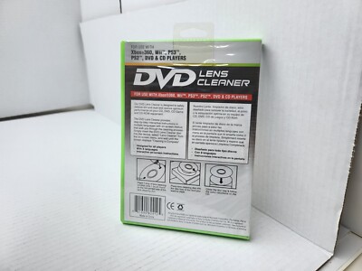 Playtech DVD Laser Lens Cleaner for Xbox 360 Ps3 Ps2 for sale
