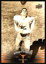 2011 Upper Deck University of Texas Bobby Dillon #1 Texas Longhorns