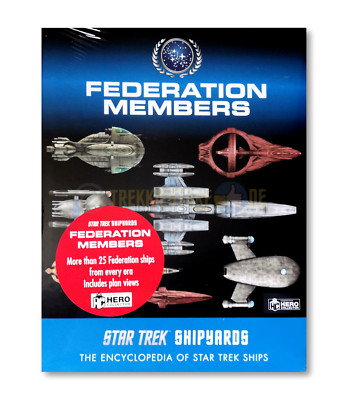 Star Trek Shipyards Federation Members Book new hero collector eaglemoss
