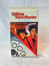 1983 Michael Jackson's THRILLER Talking View-Master 3D Cartridges In Box