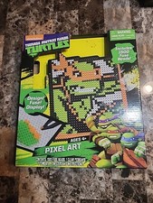 Nickelodeon Teenage Mutant Ninja Turtles Pixel Art 1500 Fuse Beads Age 4 NEW