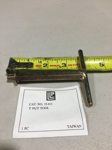 1/4-20 x 3/8 OAL x 3/4 Dia T-Nut 4 Prong H/Duty Tee Nut 25pcs with FREE TOOL!!! - Picture 7 of 7