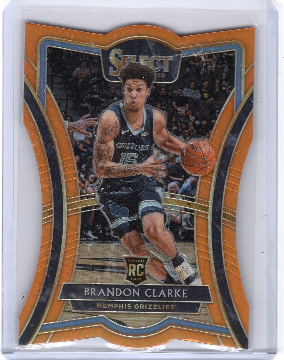 Brandon Clarke 2019-20 Panini Select #104 Orange Prizm Rookie Premier 06/65