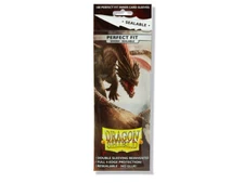 Sealable Smoke Perfect Fit 100 ct Dragon Shield Sleeves Standard